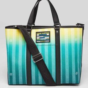 Louis Vuitton Graident Green Damier Canvas Weekend Tote PM Bag